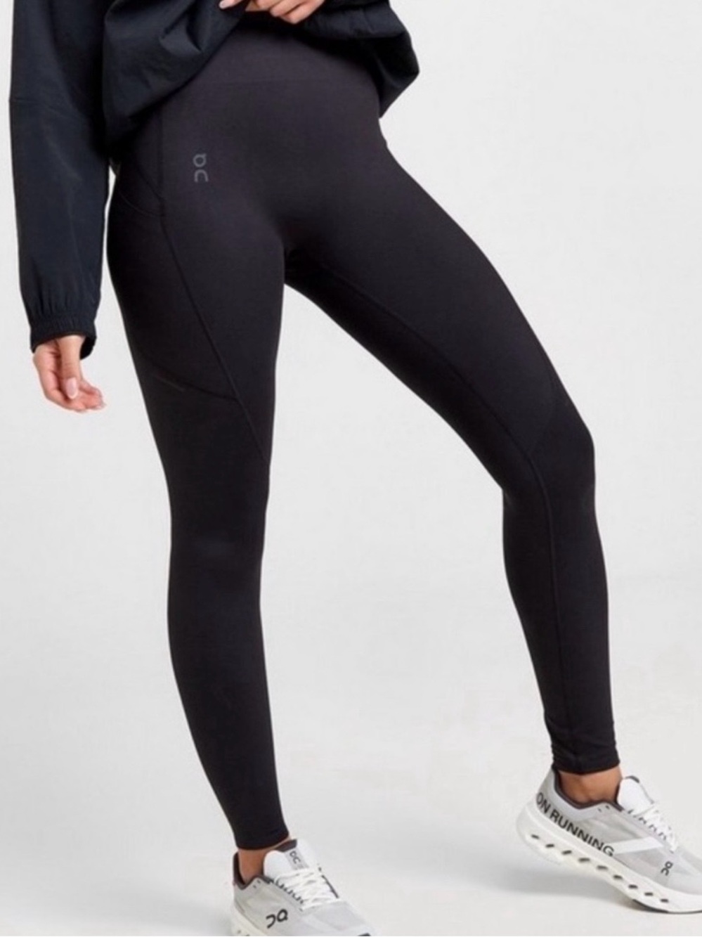 Run On Clouds Women’s Movement Tights Long Black With Pockets Size XS
